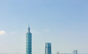 Blick auf den „Taipei 101“ in Taiwans Hauptstadt Taipeh.