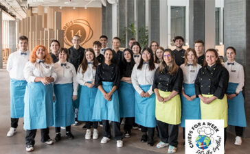24 Lernende der SV Group nehmen 2022 am «Chiefs for a Week» teil und führen das Restaurant Chreis 14 am Flughafen Zürich in Eigenregie